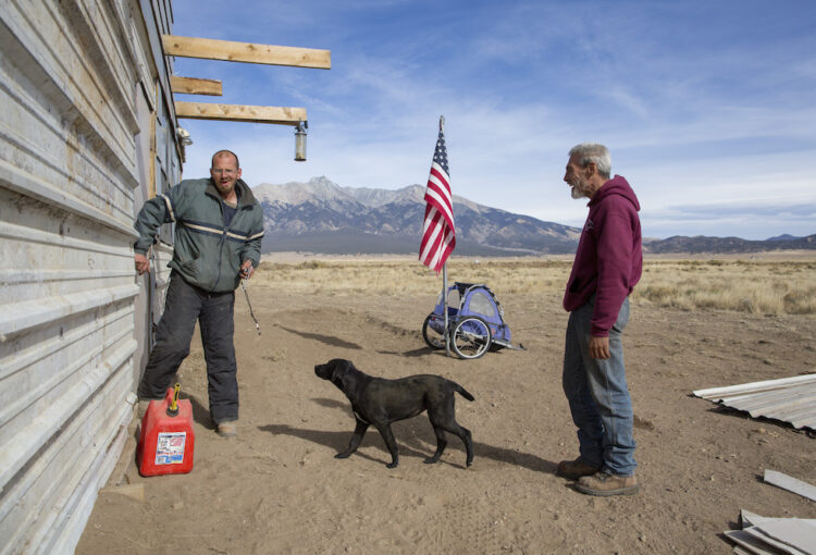 At the The Food Bank Network of the San Luis Valley headquarters in Alamosa CO, Monday, Nov. 20, 2017. (Photo by Bear Gutierrez)